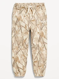 Cinched-Hem Unisex Logo-Graphic Jogger Sweatpants for Toddler