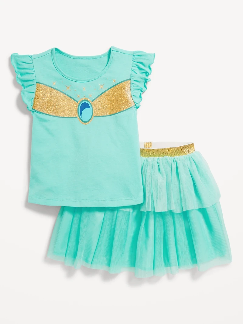 Disney© Princess T-Shirt and Tutu Skirt Set for Toddler Girls