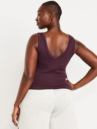 Exhale Seamless Fitted Rib Tank