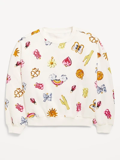 Favorite Fleece Oversized Tunic Sweatshirt for Girls