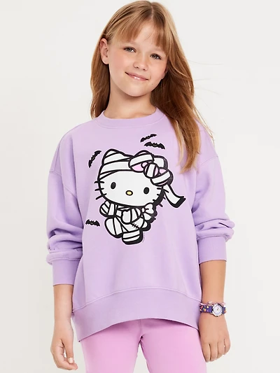 Hello Kitty® Oversized Graphic Tunic Sweatshirt for Girls