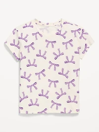 Softest Printed Short-Sleeve T-Shirt for Girls