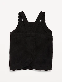 Applique Sweater-Knit Tank Top for Toddler Girls
