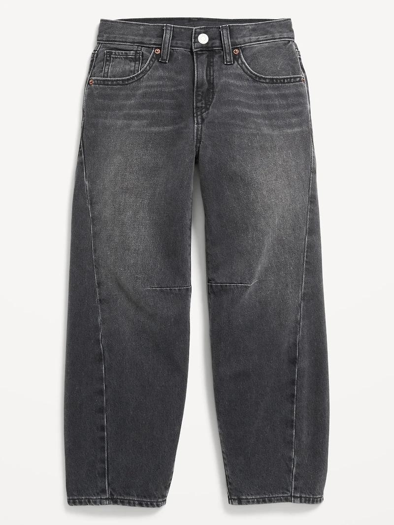Super Baggy Barrel-Leg Jeans for Girls