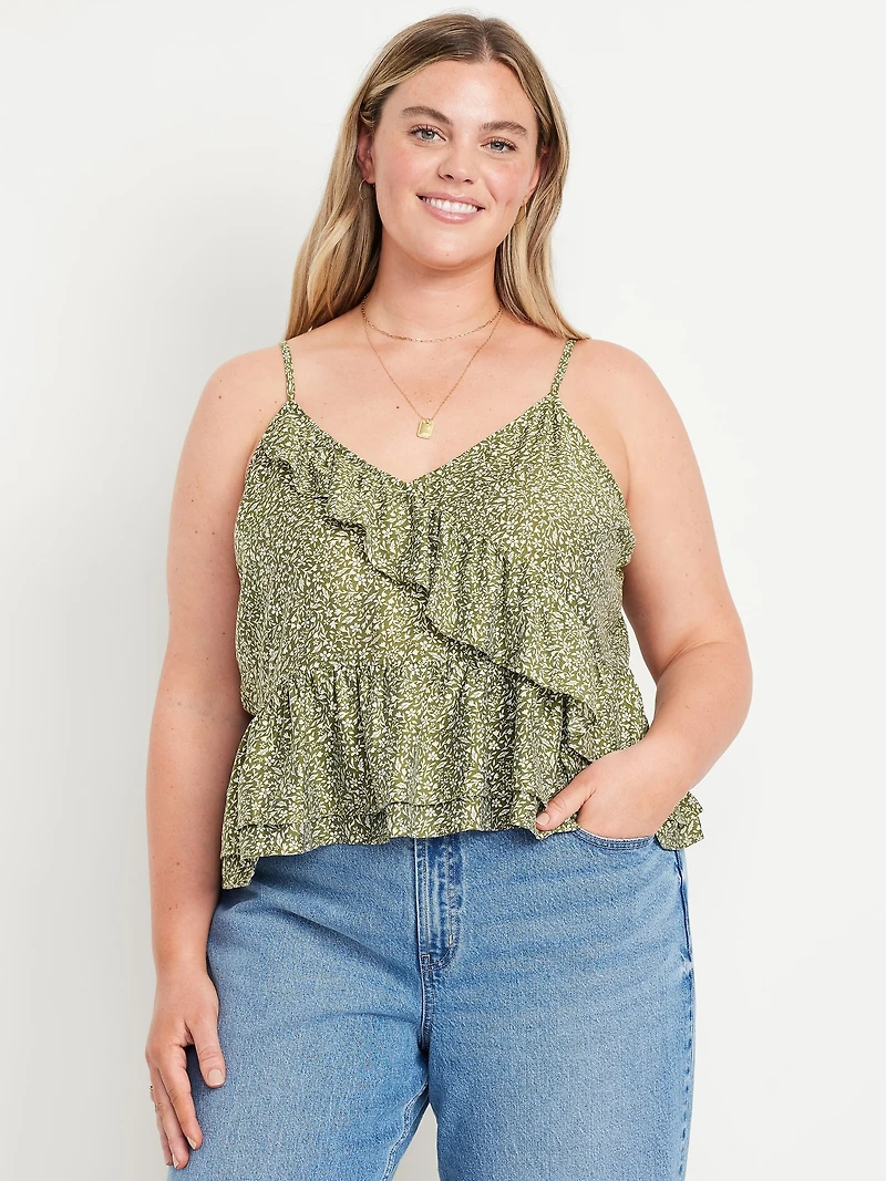 Ruffle Cami Top