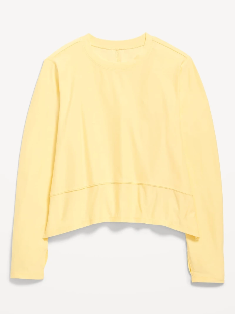 CloudMotion Long-Sleeve Performance T-Shirt for Girls