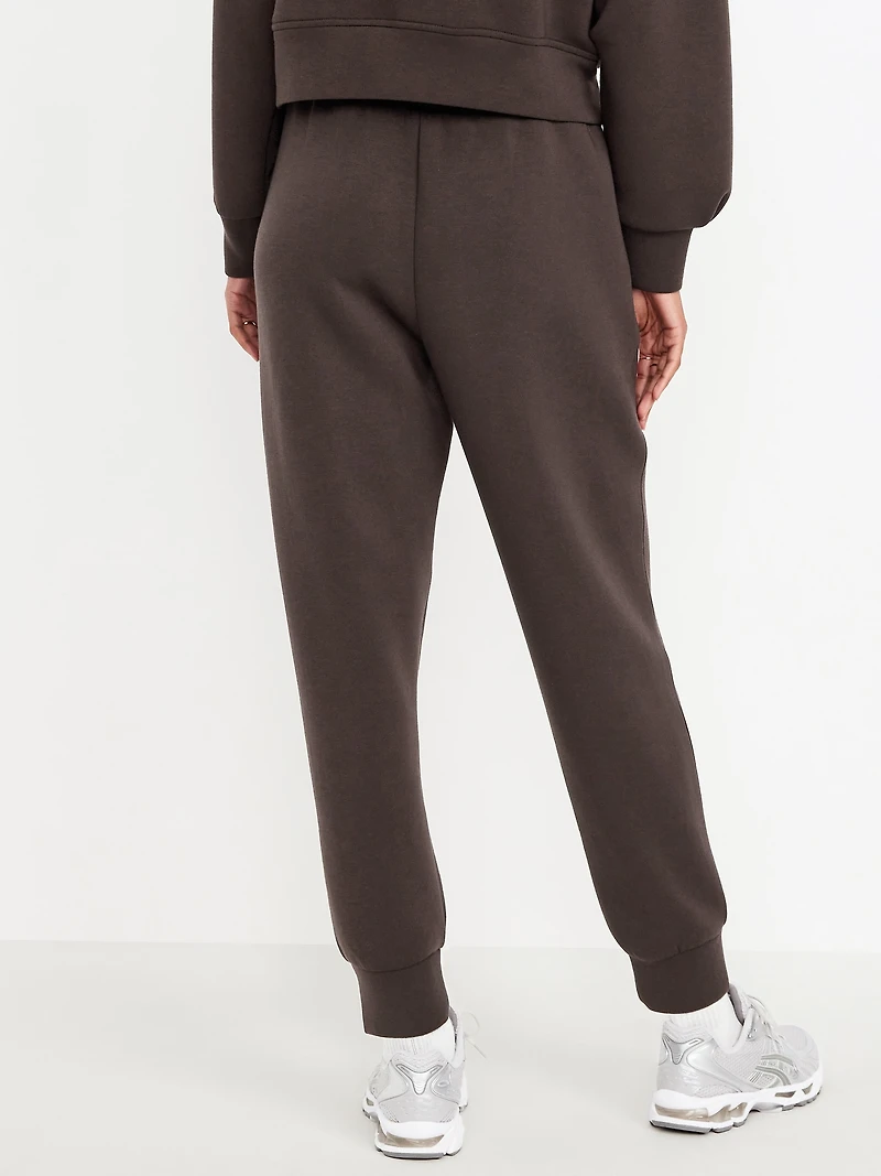 High-Waisted Bounce Fleece Jogger Sweatpants