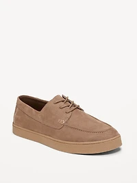 Faux-Suede Boat Shoes for Men