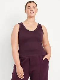 Exhale Seamless Fitted Rib Tank