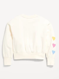 Favorite Fleece Oversized Graphic Sweatshirt for Girls