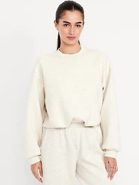 Bounce Fleece Bubble-Hem Sweatshirt