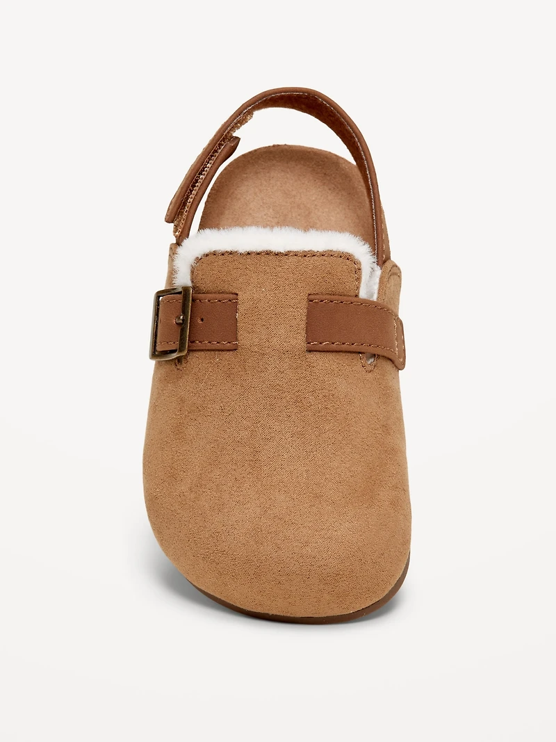 Faux-Suede Clogs for Toddler Girls