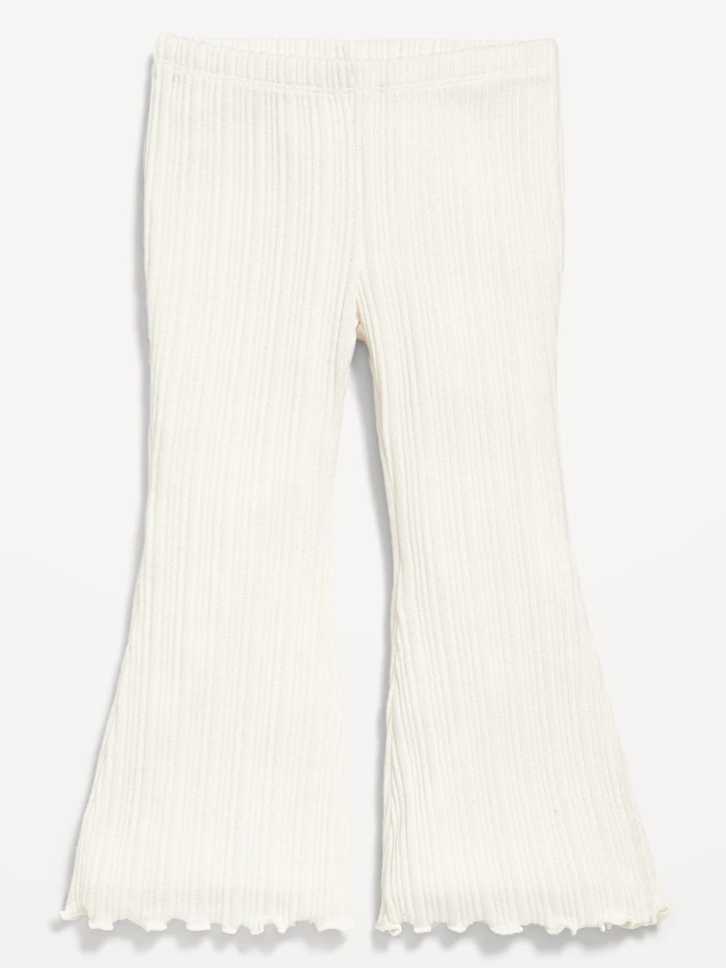 Ribbed Flare-Leg Leggings for Toddler Girls