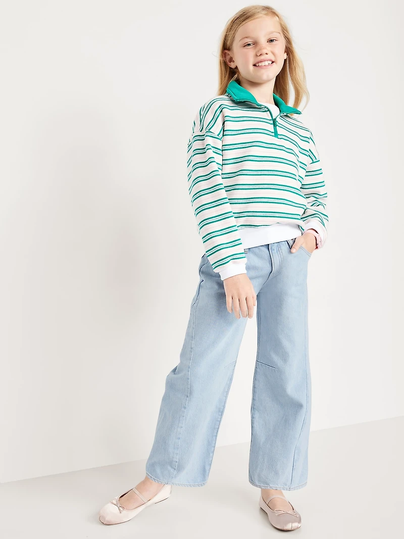 Super Baggy Barrel-Leg Jeans for Girls