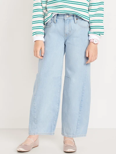 Super Baggy Barrel-Leg Jeans for Girls