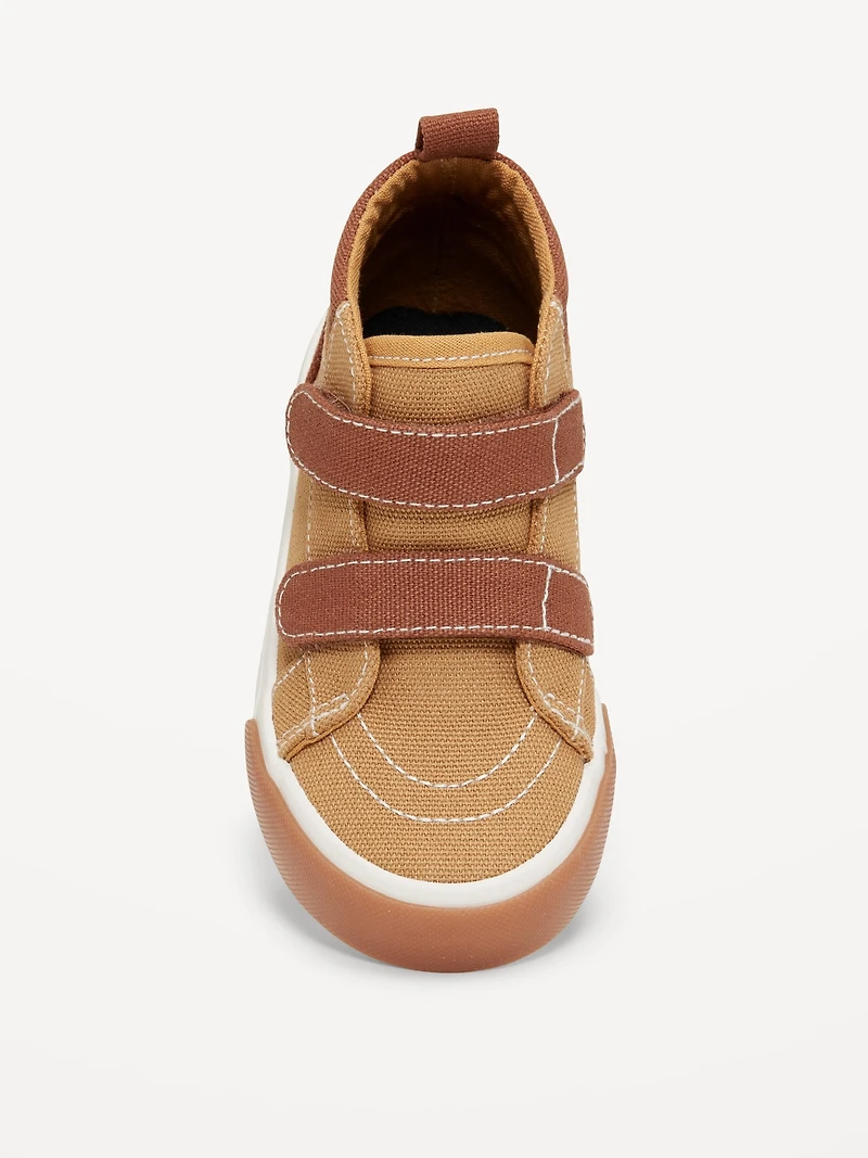 Double Secure-Strap High-Top Sneakers for Toddler Boys