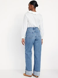 Curvy Extra High-Waisted Wide-Leg Jeans