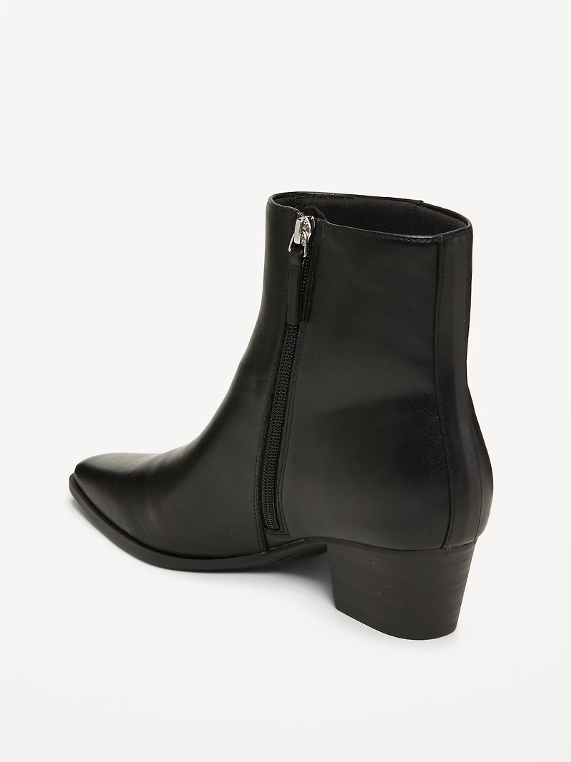 Low-Heel Booties for Women