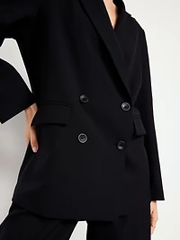 Oversized Double-Breasted Blazer