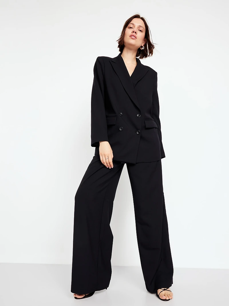 Oversized Double-Breasted Blazer