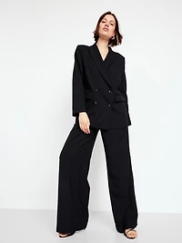 Oversized Double-Breasted Blazer