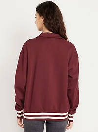 SoComfy Oversized Half-Zip Sweatshirt