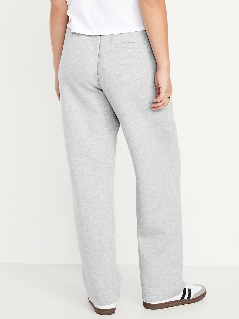 High-Waisted Bounce Fleece Trouser Sweatpants