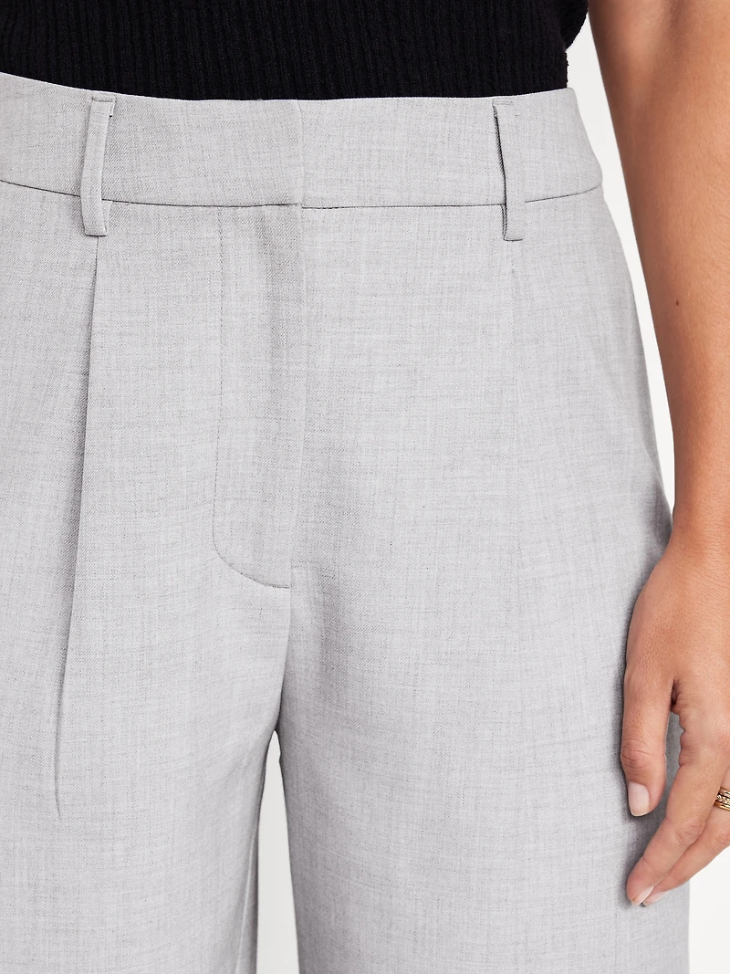 Extra High-Waisted Taylor Wide-Leg Trouser Pants