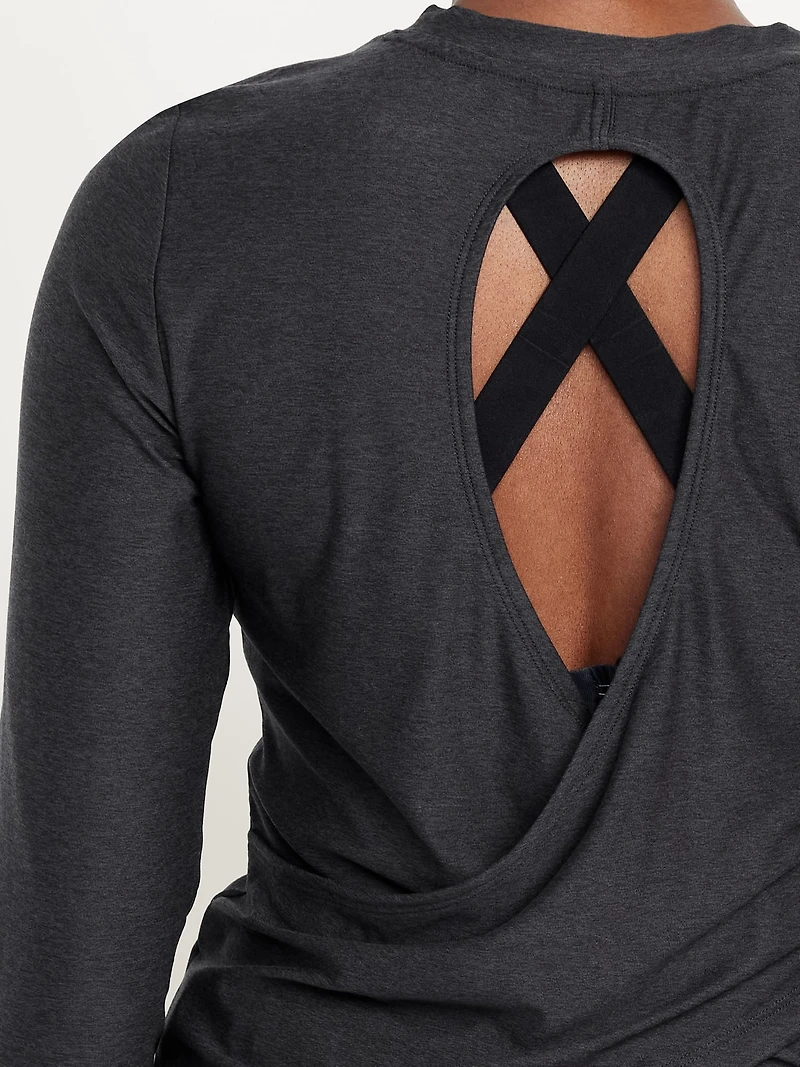 CloudMotion Wrap-Back Top