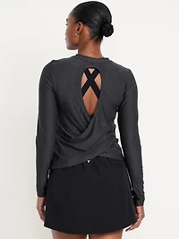 CloudMotion Wrap-Back Top