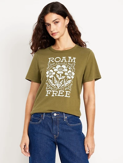 EveryWear Crew-Neck Graphic T-Shirt
