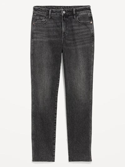 High-Waisted Vintage Slim Jeans