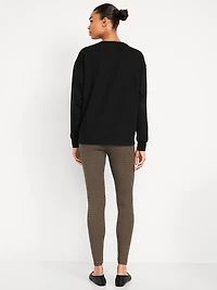 High-Waisted Jersey Fashion Layering Leggings