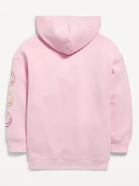 Nirvana™ Oversized Graphic Tunic Pullover Hoodie for Girls