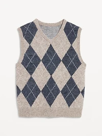 Wool-Blend Sweater Vest