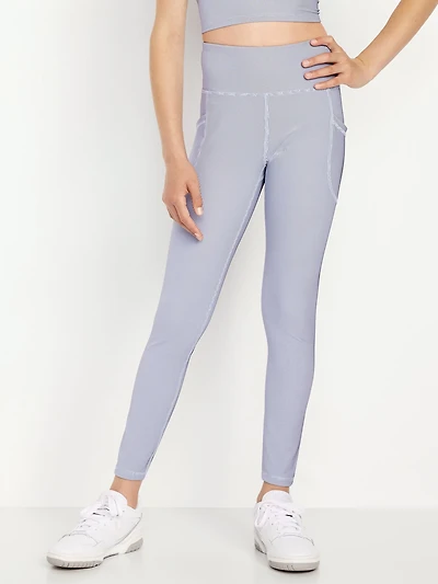 High-Waisted PowerSoft Leggings for Girls