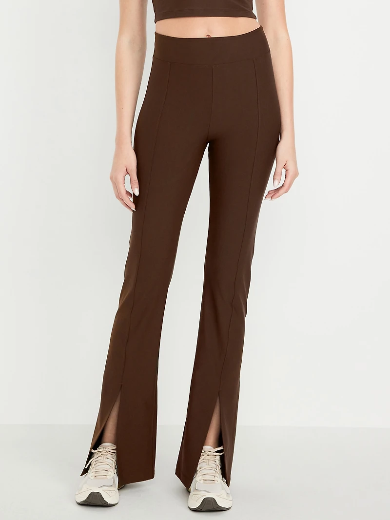 Extra High-Waisted PowerSoft Split-Flare Leggings