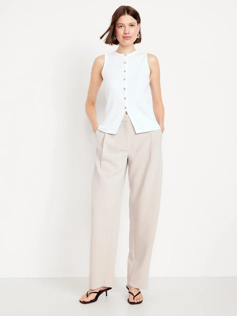 High-Waisted Taylor Barrel Pants