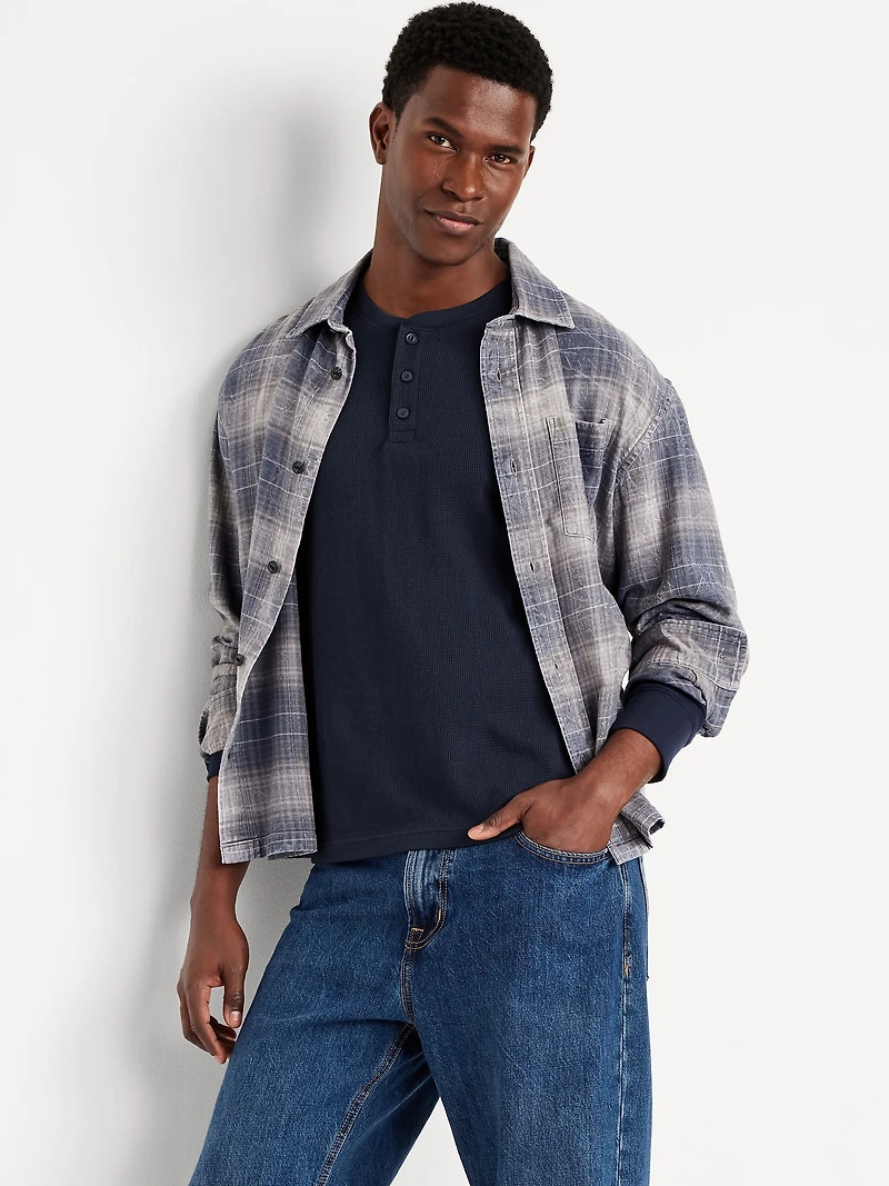 Waffle Henley T-Shirt