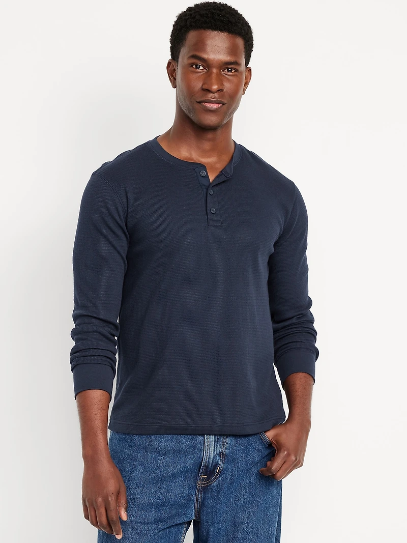 Waffle Henley T-Shirt
