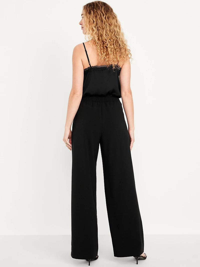 High-Waisted Wide-Leg Trouser