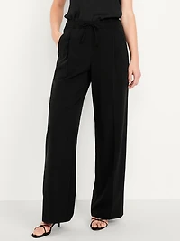 High-Waisted Wide-Leg Trouser