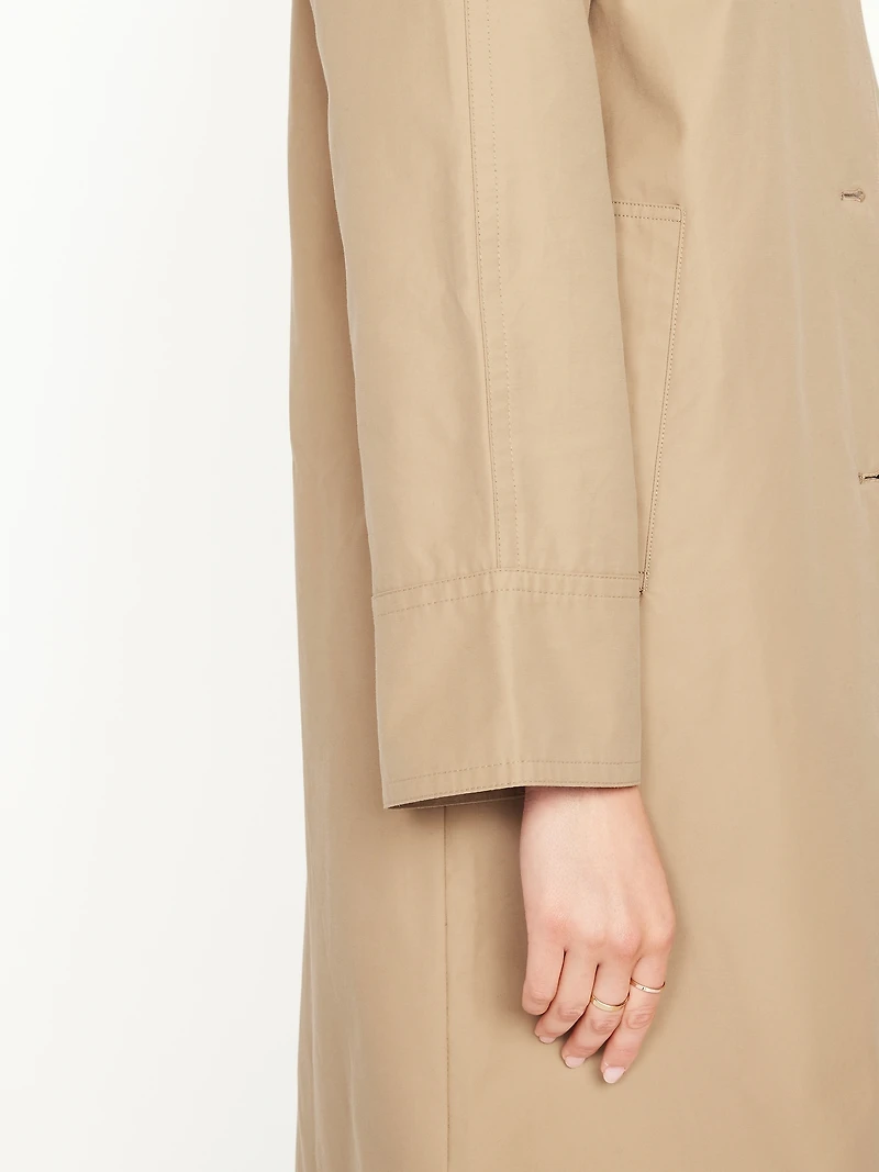 Water-Resistant Long Barn Coat