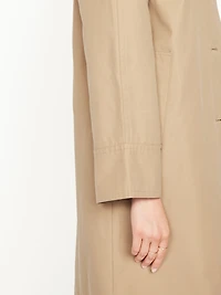 Water-Resistant Long Barn Coat