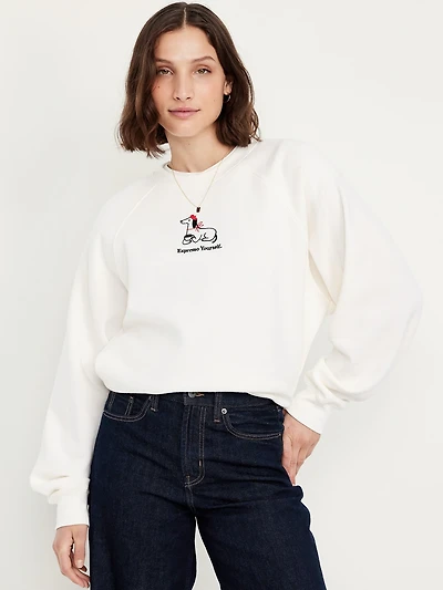 SoComfy Oversized Raglan Sweatshirt