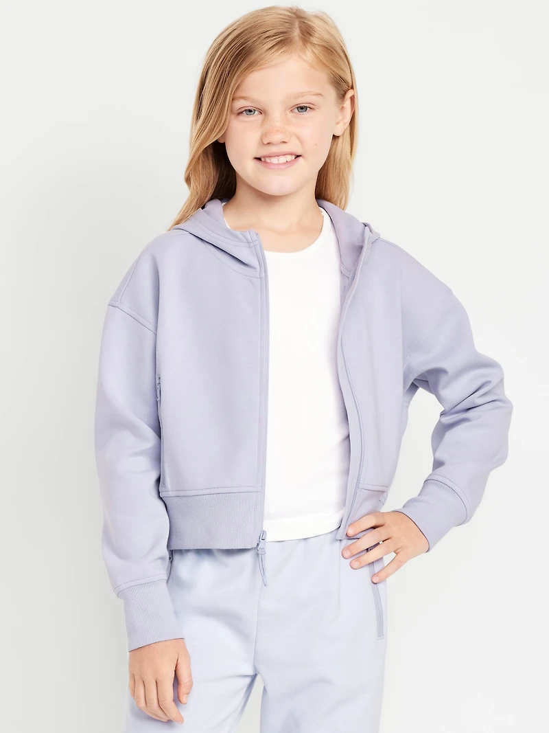 Dynamic Fleece Zip-Front Performance Hoodie for Girls