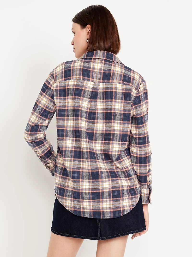 Button-Down Boyfriend Shirt