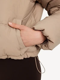 Water-Resistant Nylon Puffer Jacket