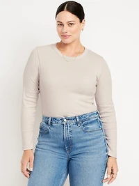 Snug Long-Sleeve Crew-Neck T-Shirt