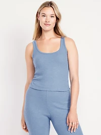 Cozy Waffle Pajama Tank Top